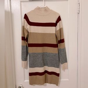Francesca’s striped sweater dress